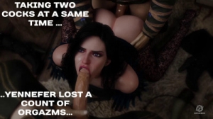 Yennefer and bums Scene 1 [1080p]