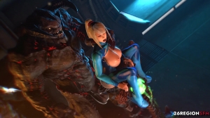 Samus VS Baron Of Hell [4K60FPS] [26RegionSFM]