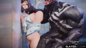 Venom Succumbs to Snowbunny Mind Control [Slayed Coom]