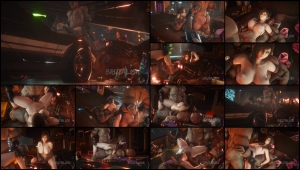 19 BRUTALISK SCENES - CYBER CITY FULL TIFA AERITH NO MUSIC